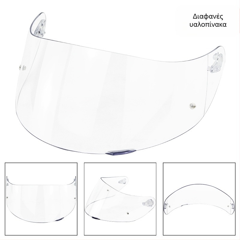 Φακοί κράνους μοτοσικλέτας με αντιθαμβωτικό επίχρισμα и πόρπη με βίδα, ανθεκτικοί στον άνεμο, συμβατοί με K1/K1S/K3SV/K5/K5S