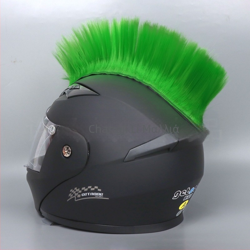 Περούκα-κράνος με σύρμα υψηλής θερμοκρασίας, κοντό μήκος μαλλιών, μοντέλο TKJF, διακοσμητικό αξεσουάρ