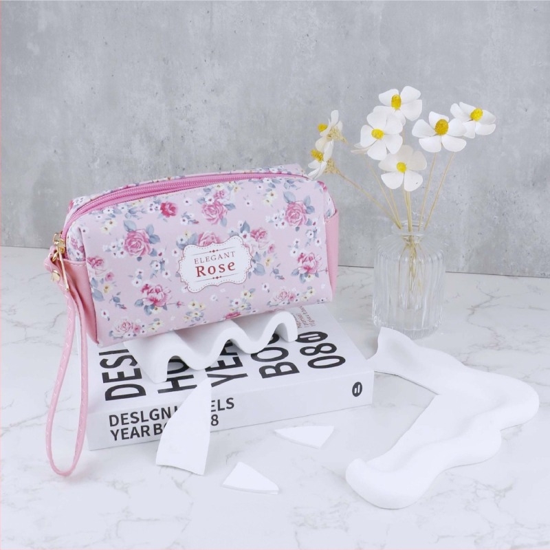 Τσαντακι καλλυντικων PU, αδιάβροχος οργανωτής μακιγιάζ για καλλυντικά και προϊόντα περιποίησης, κατάλληλος για εσωτερική και εξωτερική χρήση, φορητή τσάντα χεριού