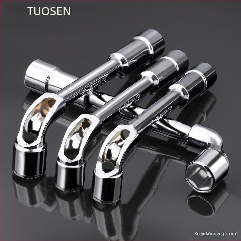 Κλειδί υποδοχής, προφίλ τύπου L, χάλυβας 45#, χρωμιωμένη επίστρωση, μετρικό πρότυπο, μοντέλο 8-22