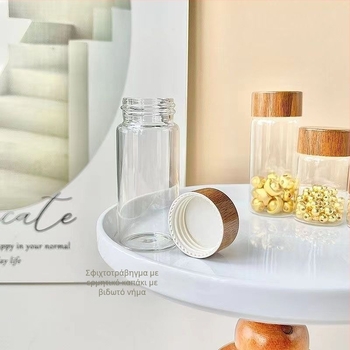 Γυάλινο βάζο αποθήκευσης με σφραγισμένο καπάκι, ρετρό νοσταλγικό στυλ - Other Homes
