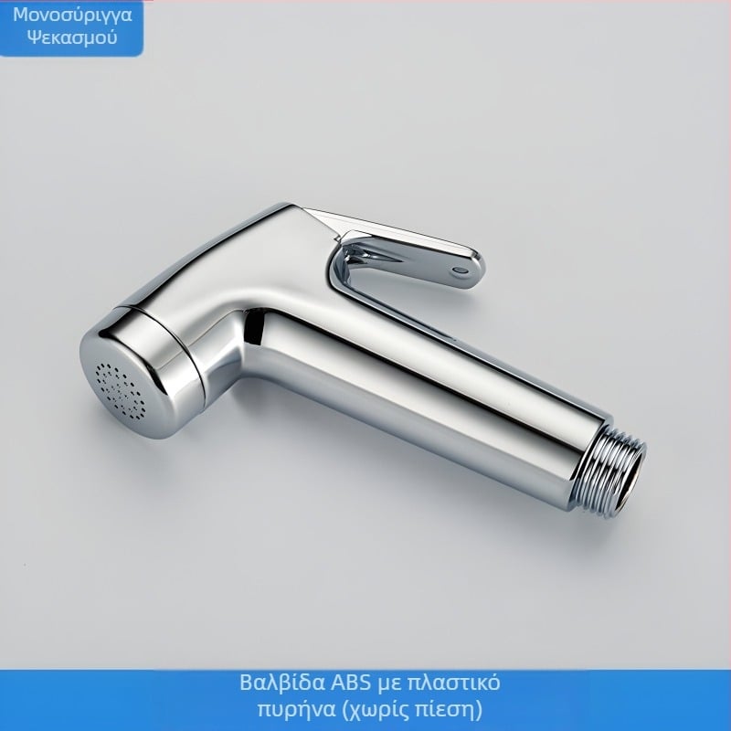 Σετ ντους για μπιντέ και τουαλέτα, τοίχος-εγκατάσταση, ABS, στρογγυλός κεφαλή ντους, 20 mm διεπαφή, λειτουργία βροχής