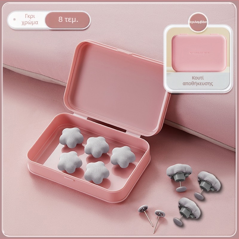 Κράτημα για παπλώματα και σεντόνια με αόρατο κούμπωμα, χωρίς βελόνα, ABS + βαμβάκι, Zhejiang