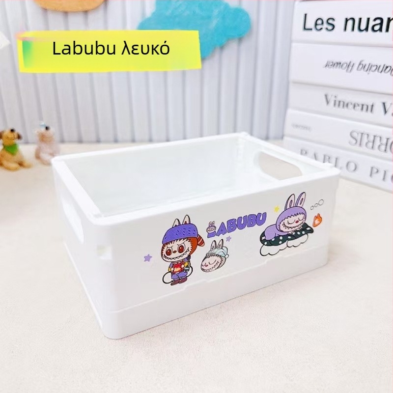 Πτυσσόμενο πλαστικό κουτί αποθήκευσης μακιγιάζ για γραφείο, τετράγωνο σχήμα, με λογότυπο Can, παραμετροποιήσιμο