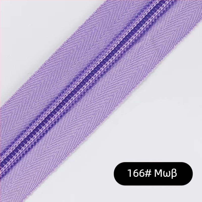 Νάιλον φερμουάρ με σχέδιο 28 δοντιών, πακέτο 200 γιάρδων πλαστικών δοντιών για τσάντες, σακίδια και ρούχα