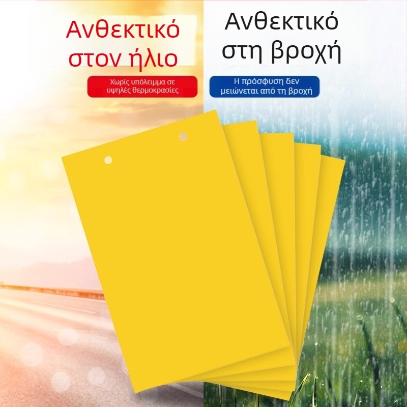 Κολλητική παγίδα εντόμων – δίσκος σε σχήμα λουλουδιού για τον έλεγχο κουνουπιών και μυγών, χαρτί παγίδας για οπωροφόρα δέντρα, αγροτικό κολλητικό χαρτί για μύγες