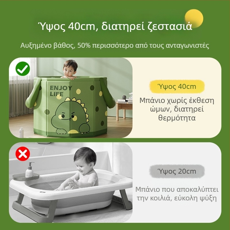Πτυσσόμενη μπανιέρα για μωρά, για παιδιά, οικιακή χρήση, τοπικό προϊόν