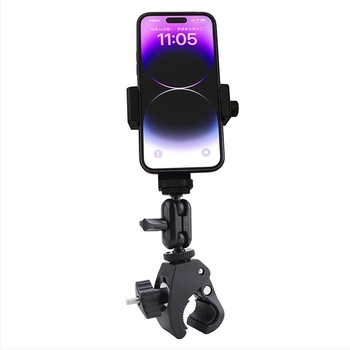 Universal σφιγκτήρας σωλήνα για smartphones και κάμερες δράσης — μοντέλο Universal, υλικό πλαστικό/μέταλλο, σταθερή λήψη