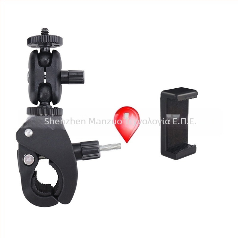 Universal σφιγκτήρας σωλήνα για smartphones και κάμερες δράσης — μοντέλο Universal, υλικό πλαστικό/μέταλλο, σταθερή λήψη