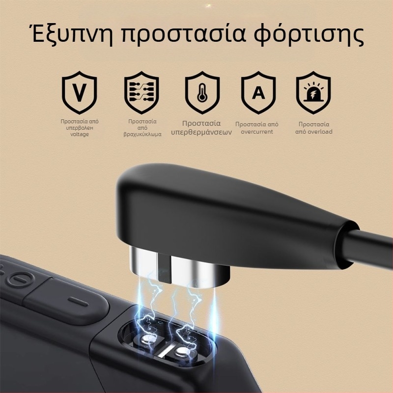 Καλώδιο μαγνητικής φόρτισης για ακουστικά Bluetooth με αγωγή οστών, συμβατά με Shaoyin AS800/S803/S810 (Διεπαφή USB-A/USB-C; Μοντέλο Bsw-AS800; Μάρκα Besivo/Baisiwo)
