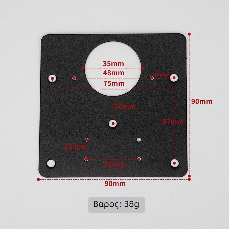 Leyoujia Πλακέτα στερέωσης μεντεσέ για πόρτες ντουλαπιών – Ανοξείδωτο ατσάλι, βουρτσισμένο φινίρισμα