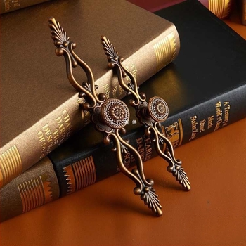 Λαβή πόρτας ντουλάπας και συρταριών, κράμα ψευδαργύρου, αμερικανικού και ευρωπαϊκού στυλ για ντουλάπες κουζίνας