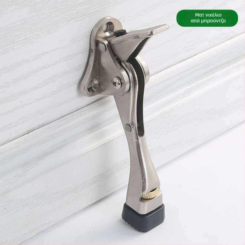 Αυτοματικός κορυφαίος τοποθετητής πόρτας με φρένο (Μοντέλο 123; Υλικό: κράμα ψευδαργύρου και κράμα αλουμινίου; Επιφανειακή επεξεργασία: ηλεκτροπλατίωση; Εγκατάσταση: τοίχος CT-01; Έλεγχος: αυτόματος)