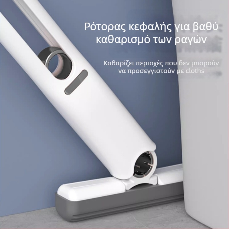 Αναδιπλούμενο σφουγγαρίστρα σπίν για οικιακή χρήση με κεφαλή οικολογικού σφουγγαριού και πλαστικό σωλήνα· απομάκρυνση ύδατος 80–90%; αντοχή στη διάβρωση 9.0–9.9