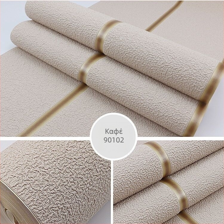 Ταπετσαρία τοίχου – 3D υφή από βελούδου δέρματος ελαφιού, μαρμάρινες ρίγες (Υλικό: μη υφαντό ύφασμα; Λειτουργία: αντιμυκητικό; Διακοσμητικό στυλ: μοτίβο; Στυλ: μοντέρνο λιτό; Μάρκα: Sparta)