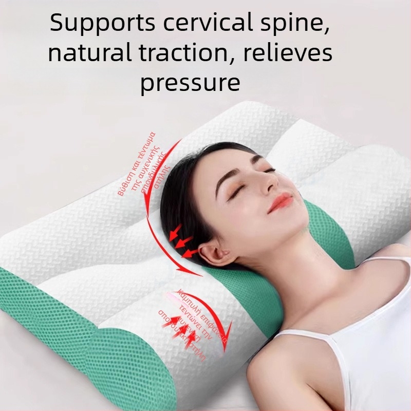 Ji Ren Tang ορθογώνιο μαξιλάρι μασάζ αυχένα για ένα άτομο, πολυλειτουργικό με έλξη του αυχένα, γέμισμα: 14863995