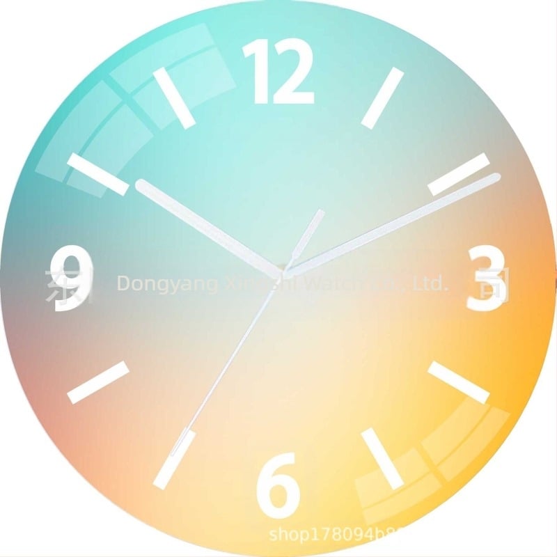 Ρολόι τοίχου με κίνηση σάρωσης δευτερολέπτων | Star Time μοντέλο 03, τροφοδοσία με μπαταρία