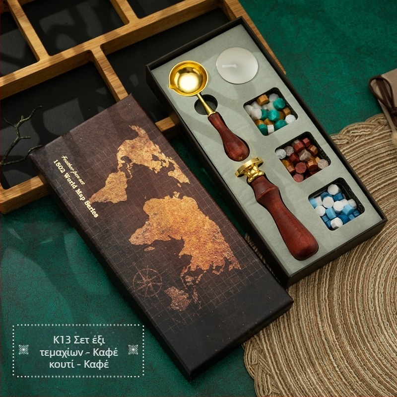 Round Σετ σφραγίδων κεριού, Μοντέλο K13 + k01c, Καθαρό βάρος: 0.35 kg, Κατηγορία προϊόντος: σφραγίδα με κερί, Εξουσιοποιημένες ιδιωτικές μάρκες: Ναι