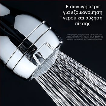 Ντουζ κεφαλή μπάνιου, ABS υλικό, εξοικονόμηση νερού, τοίχο-κρεμαστό σχέδιο, στυλ Νέας Κίνας