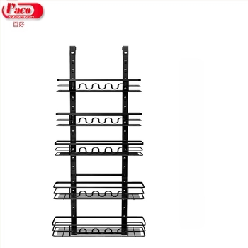 Κρεμαστή θήκη αποθήκευσης πόρτας με δίχτυ – χάλυβας άνθρακα, μοντέρνο μινιμαλιστικό στυλ, μορφή: πόρτα κρέμεται, τρόπος ανάρτησης: γάντζος, μάρκα All the best