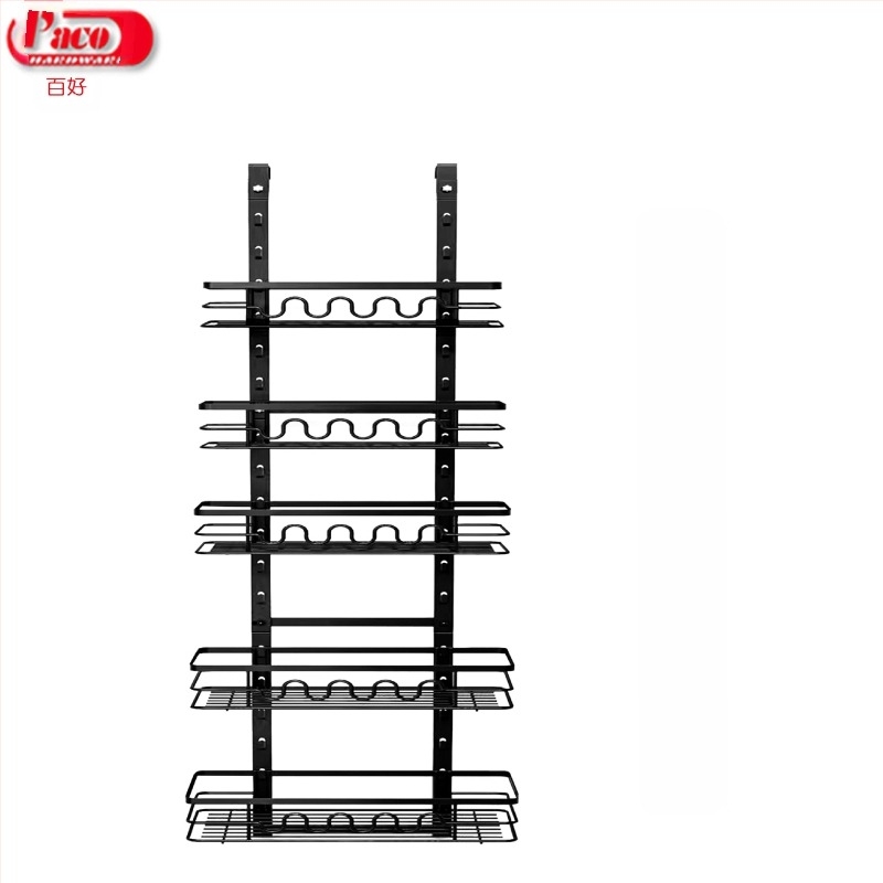 Κρεμαστή θήκη αποθήκευσης πόρτας με δίχτυ – χάλυβας άνθρακα, μοντέρνο μινιμαλιστικό στυλ, μορφή: πόρτα κρέμεται, τρόπος ανάρτησης: γάντζος, μάρκα All the best