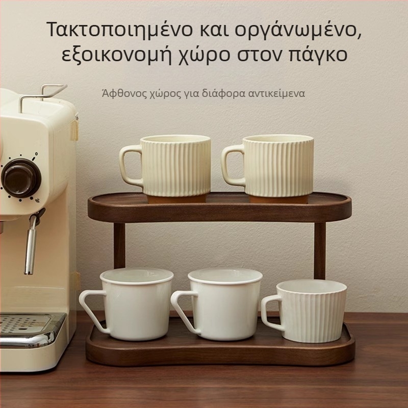 Κουτί αποθήκευσης καλλυντικών – Ξύλινο, στυλ ιαπωνικό, επιτραπέζιο ράφι για αρώματα και κραγιόν, Yiwu, Zhejiang, Άνοιξη 2025