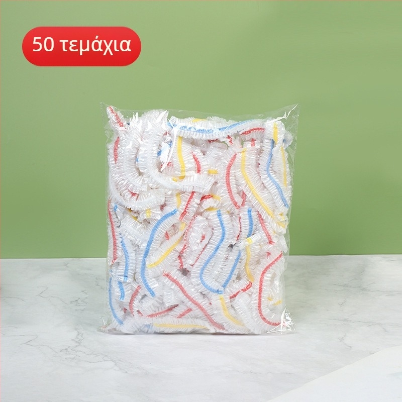 Ελαστικό καπάκι μπολ από PE, με φορέα πλαστικής μεμβράνης για συντήρηση υπολειμμάτων — 1 τεμάχιο, οικιακή χρήση