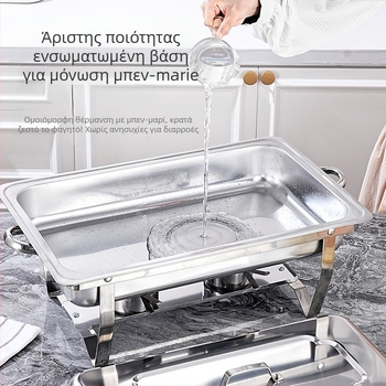 Αναδιπλούμενος ανοξείδωτος φούρνος μπουφέ για ξενοδοχεία (Υλικό: ανοξείδωτο ατσάλι; Εφαρμογή: ξενοδοχεία/εστιατόρια/καντίνες; Στυλ: μοντέρνο απλό; Παραμετροποίηση: διατίθεται; Χειροποίητο: Όχι)