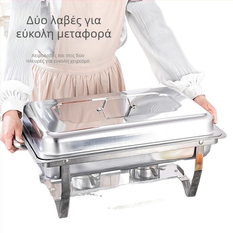 Αναδιπλούμενος ανοξείδωτος φούρνος μπουφέ για ξενοδοχεία (Υλικό: ανοξείδωτο ατσάλι; Εφαρμογή: ξενοδοχεία/εστιατόρια/καντίνες; Στυλ: μοντέρνο απλό; Παραμετροποίηση: διατίθεται; Χειροποίητο: Όχι)