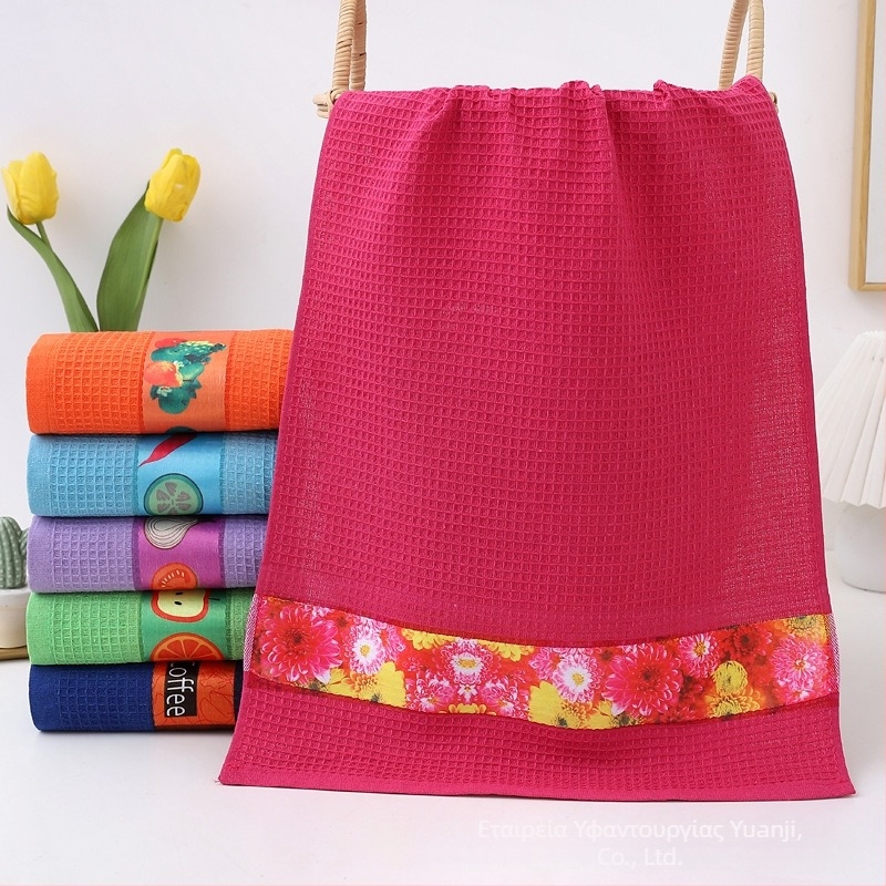 Πετσέτα κουζίνας από μείγμα υφάσματος, 53 g, απορροφητικότητα 16–20S, με εκτύπωση λογότυπου