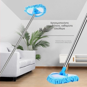 Τριγωνική Chenille σκούπα — Πολυεπιφανειακός καθαρισμός σκόνης για τοίχους, δάπεδα, πλακάκια και οροφές