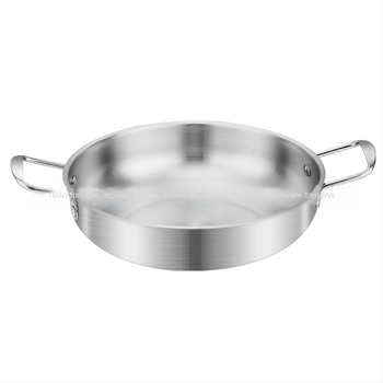 Κορεατικού στυλ κατσαρόλα από ανοξείδωτο ατσάλι με παχύτερους τοίχους, για νούντλ, οικιακή χρήση, μη ηλεκτρική, συμβατή με γενική εστία