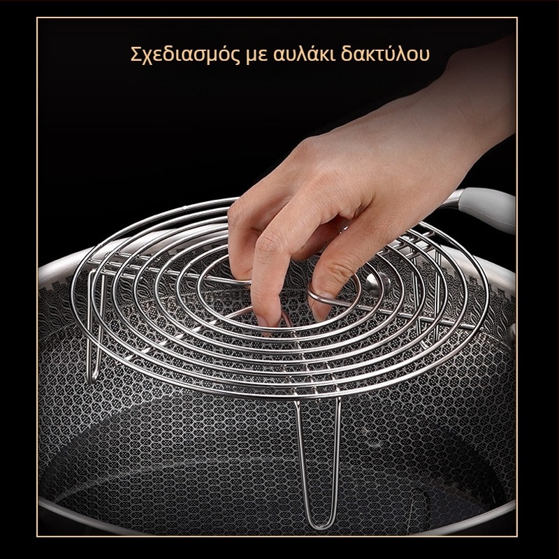 Τριγωνικό ράφι ατμού από ανοξείδωτο 304 – Πολυλειτουργική σχάρα ατμού για οικιακή και επαγγελματική χρήση