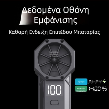 Χειροκίνητο πιστόλι καθαρισμού με τουρμπίνα για πλύσιμο αυτοκινήτων, εκτόξευση νερού και αφαίρεση σκόνης — Healthy Photo