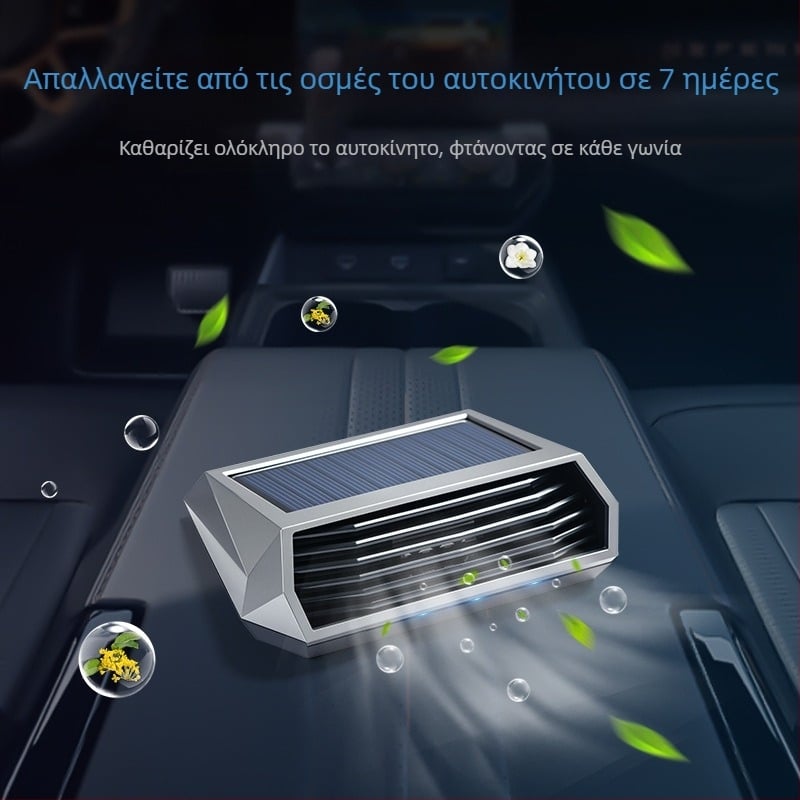 Οζονικός καθαριστής αέρα αυτοκινήτου, Μοντέλο 8813, USB τροφοδοσία (5V), 2W, Δραστικό οξυγόνο 40 mg, Αρνητικά ιόντα 100000