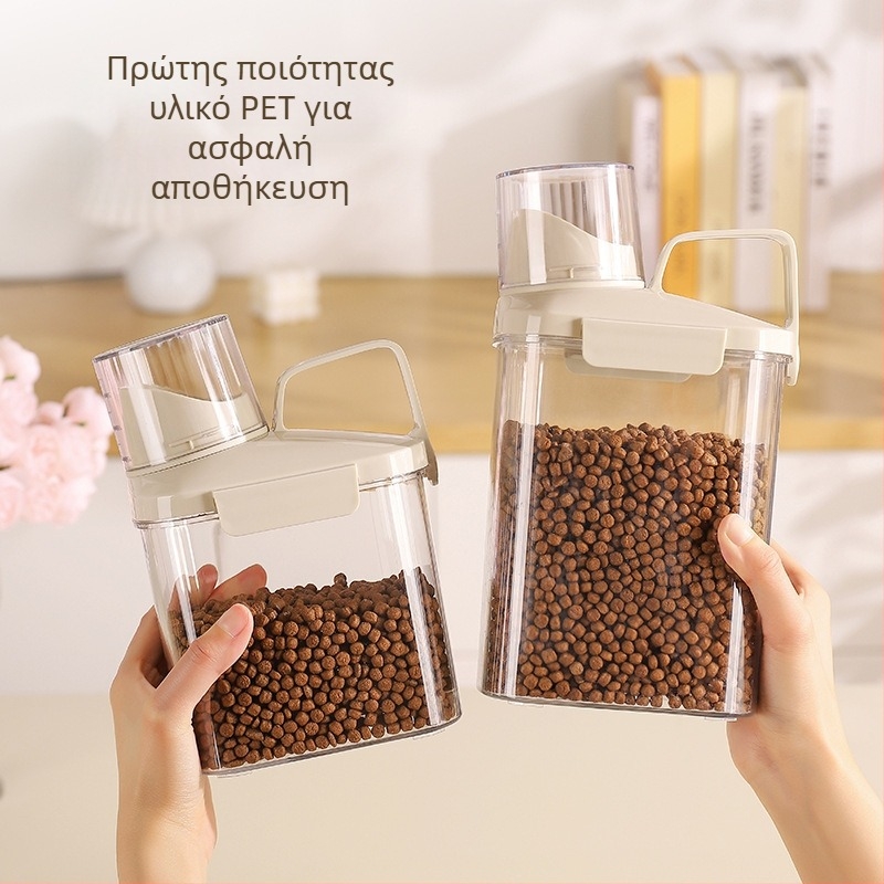 Enjoy Things αποθηκευτικό δοχείο τροφίμων για δημητριακά, όσπρια και ρύζι | σφραγισμένο, ανθεκτικό στην υγρασία και στα έντομα | PET πλαστικό