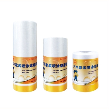 Μάσκι φιλμ PE με χαρτονένιο υπόστρωμα, κατάλληλο για βαφές αυτοκινήτων και εσωτερική διακόσμηση, υψηλή ιξωδοτητα, κόλλα σε βάση νερού, χαρτονένιος πυρήνας