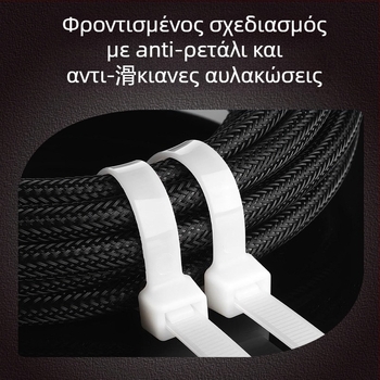 Νάιλον αυτοσφιγκτήρας καλωδίων με πλαστικό κούμπωμα για οικιακή χρήση