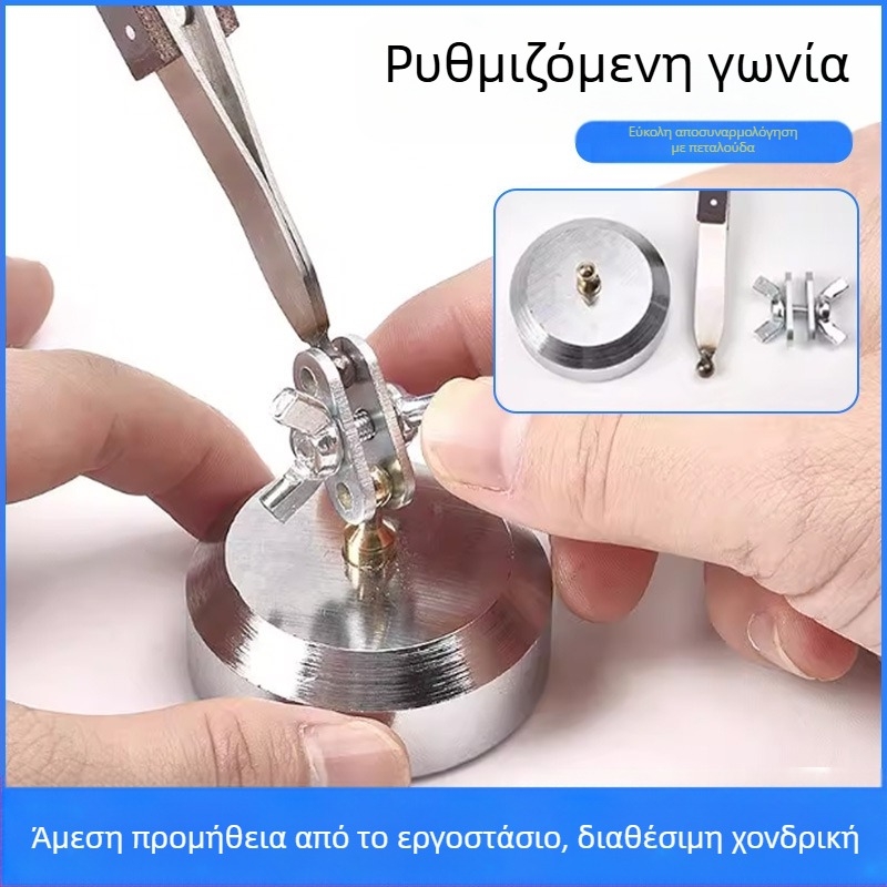 Πανταχρηστικός σφιγκτήρας συγκόλλησης, επιτραπέζια γωνιώδης κατασκευή, αντίστροφος κλιπ, με ευθείες και καμπύλες σιαγόνες, αντιολισθητικά δόντια