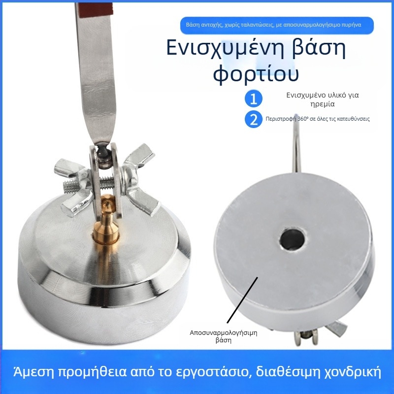 Πανταχρηστικός σφιγκτήρας συγκόλλησης, επιτραπέζια γωνιώδης κατασκευή, αντίστροφος κλιπ, με ευθείες και καμπύλες σιαγόνες, αντιολισθητικά δόντια