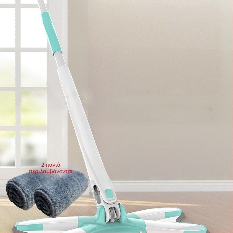 Σφουγγαρίστρα επίπεδη με κλιπ τύπου πεταλούδα — χωρίς χρήση χεριών, αναδιπλούμενη, για υγρή και ξηρή χρήση