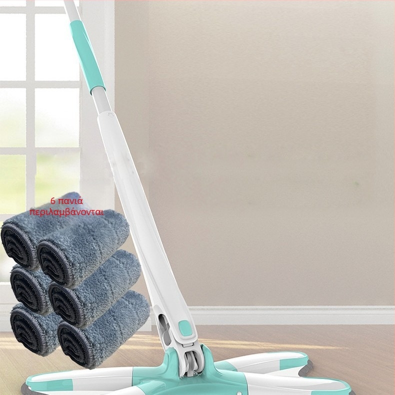 Σφουγγαρίστρα επίπεδη με κλιπ τύπου πεταλούδα — χωρίς χρήση χεριών, αναδιπλούμενη, για υγρή και ξηρή χρήση