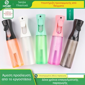 Μπουκάλι ψεκασμού με ματ φινίρισμα, υλικό PET, μεταξοτυπία, προέλευση Zhejiang, μάρκα Senjia Plastic Industry, χωρίς εξατομίκευση