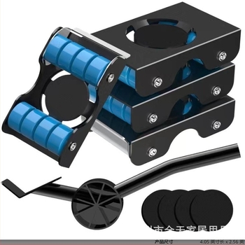 Μετακινούμενος τροχός επίπλων από ανοξείδωτο ατσάλι για σαλόνι, κουζίνα και μπάνιο — ανθεκτικό, χωρίς εγκατάσταση