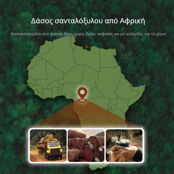 Πλάστης από σανταλόξυλο — Μάρκα: Double Gun; Υλικό: σανταλόξυλο; Στυλ: Μοντέρνο απλό; Σετ: 3 τεμάχια