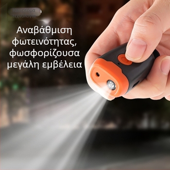 Dexin υπερηχητικός απωθητής σκύλων – ισχυρός με μακρινή εμβέλεια εκπαίδευσης για εξωτερική χρήση και προσωπική προστασία; πλαστική κατασκευή; καθολική χρήση.