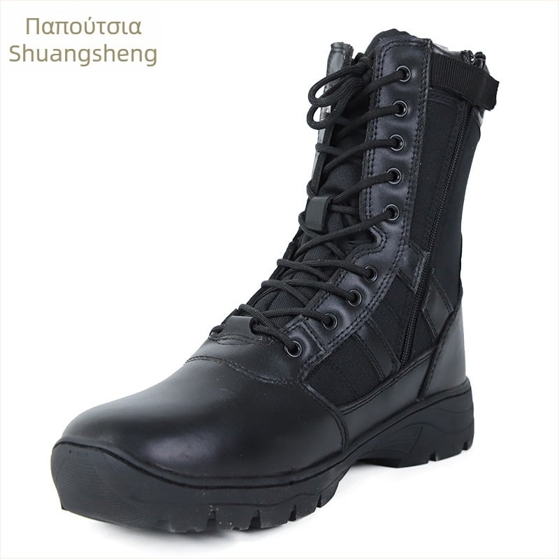 Unisex τακτικά μποτάκια για στρατιωτική χρήση – αδιάβροχα, αναπνέοντα, αντιολισθητικά και ανθεκτικά στη φθορά; πολυεστερικό ύφασμα; για ενήλικες; κατάλληλα για τρέξιμο, γυμναστική, σκοποβολή και υπαίθριες αθλητικές δραστηριότητες
