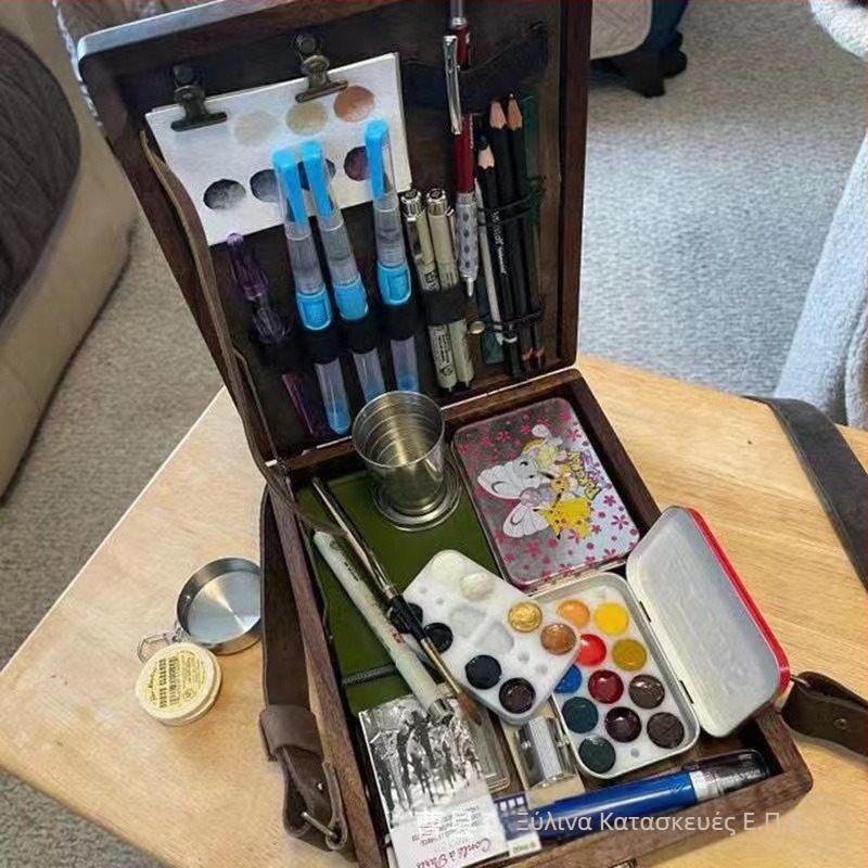 Ξύλινο κιβώτιο εγγράφων με διπλό καπάκι — φυσικό ξύλο, χαρακτική, δυνατότητα εκτύπωσης λογότυπου, καταγωγή Σαντόνγκ