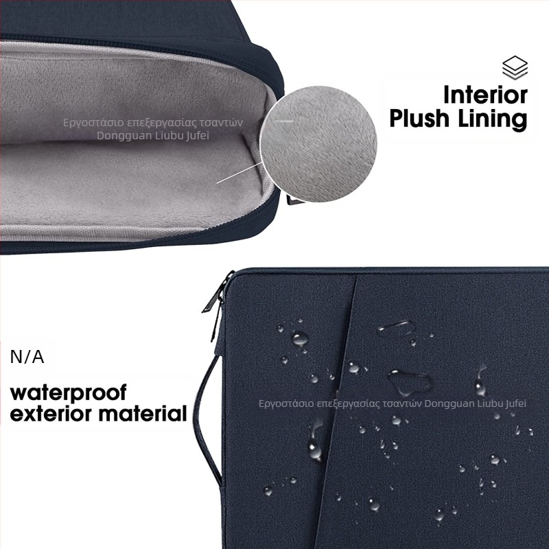 Αδιάβροχη θήκη λάπτοπ EVA με ανθεκτικότητα στη φθορά και προστασία από κραδασμούς, φερμουάρ στο άνοιγμα, μαλακή λαβή, για επαγγελματικά ταξίδια