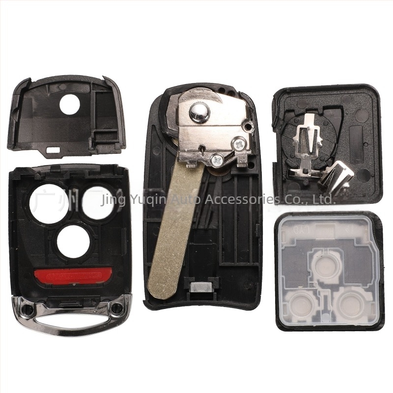 Θήκη κλειδιού σε μορφή πτυσσόμενου για Honda/Acura Accord Jazz CRV HRV — ABS + χαλκός, χαλκός λεπίδα, 55 g, συμβατή με πτυσσόμενα τηλεχειριστήρια